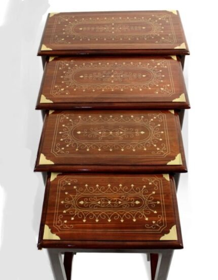 Nesting Tables With Galahad Brass Work